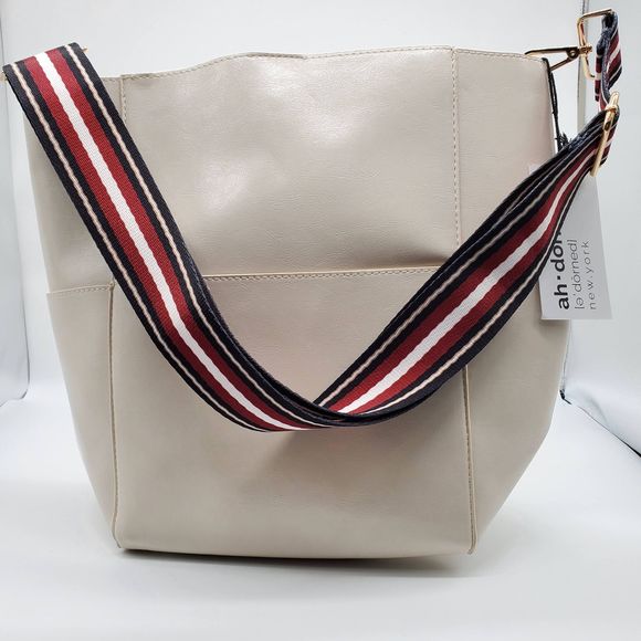 Ah-Dorned Handbags - NWT Ah-Dorned Vegan Leather Guitar Strap Tote Bag